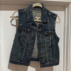 Madewell Classic Blue Denim Vest